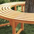 vidaXL Stromová lavička 8 -Seater 2 ks 160 x 80 x 45cm Prírodná