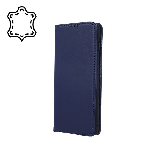 Genuine Leather Smart Pro for iPhone 17 Pro 6,3" navy blue