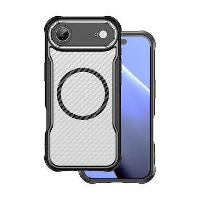 Defender Carbon Mag puzdro pre iPhone 17 Air 6,6" čierne