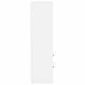 vidaXL Highboard Biela 45,5 x 34 x 127 cm