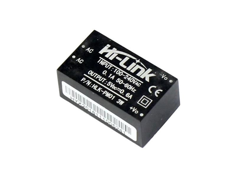 Spínaný zdroj HLK-PM01 – 5V / 0,6A / 3W
