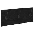 vidaXL Zostava nábytku do predsiene 4 ks Čierny dub 90 x 31 x 46,5 cm