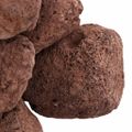 vidaXL Sopečné kamene 25 kg červené 10-30 mm
