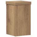vidaXL Stojany na rastliny 2 ks dub artisan 10x10x18 cm kompoz. drevo