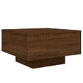 vidaXL Konferenčný stolík hnedý dub 55x55x31 cm kompozitné drevo