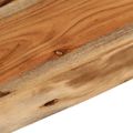 vidaXL Nástenná polica 110x30x3,8cm obdĺžnik masívna akácia živá hrana