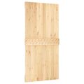 vidaXL Posuvné dvere 100 x 210 cm Prírodná a biela
