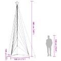 vidaXL LED vianočný stromček 861 LED studená biela 478 cm