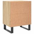 vidaXL Nočné skrinky 2 ks dub sonoma 40x30x50 cm kompozitné drevo