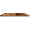 vidaXL Prídavné police 4 ks, staré drevo 40x30x1,5 cm, drevotrieska