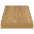vidaXL Stenná polica Nástenná montáž 2 ks Hnedá 60 x 23,5 x 3,8 cm