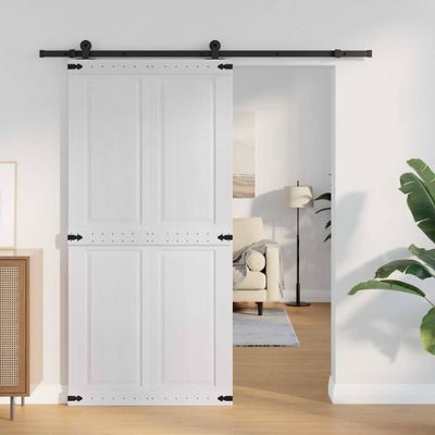 vidaXL Zavesené posuvné dvere Corona Biela 100 x 210 cm