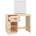 vidaXL Toaletný stolík 95x50x134 cm masívne borovicové drevo