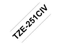 Čierna na bielu - rola (1,2 cm x 8 m) 1 kazeta/lamino páska - pre P-Touch PT-1090, 1290, 1830, 2100, 2430, 2700, 7500, 7600, 9800, P300
