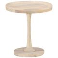 vidaXL Príručný stolík Ø50x55 cm mangovníkový masív