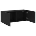 vidaXL Zostava TV skriniek 100 x 30 x 41 cm Čierny dub