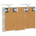 vidaXL Set kabinetov do kúpeľne 3 ks 80 x 10,5 x 50 cm