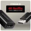 AXAGON RVD-HI20N, DisplayPort -> HDMI 2.0b redukcia / adaptér, 4K/60Hz Adaptér, DisplayPort 1.2a (M) na HDMI 2.0b (F), 4K/60Hz, HDCP 2.2, 0,15m, čierny
