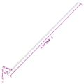 vidaXL Káblový rozvod 25x25 mm 10 m PVC