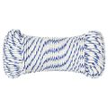vidaXL Lodné lano biele 4 mm 25 m polypropylén