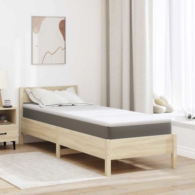vidaXL Matracový topper z pamäťovej peny 80 x 200 cm Thick Mäkký Biela