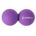 Dvojitá masážna lopta HMS BLC02 fialová - Lacrosse Ball