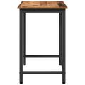 vidaXL stôl Staré drevo 100 x 50 x 76,5 cm Inžinierske drevo a oceľ