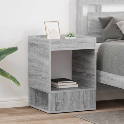 vidaXL Koncový stôl 2 pcs Sivý Sonoma 40 x 40 x 56 cm Kompozitné drevo