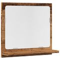vidaXL Kúpeľňová skrinka staré drevo 40x11x37 cm kompozitné drevo