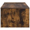 vidaXL Konferenčný stolík Dymová dub 95 x 50 x 34 cm Kompozitné drevo