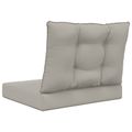 vidaXL Vankúš na vonkajšiu pohovku Polyester Sivá 60 x 50,5 cm