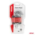Torx kľúče CRV 9ks AMIO-01040