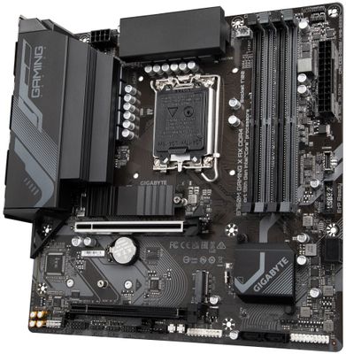 GIGABYTE B760M GAMING X AX DDR4/LGA 1700/mATX Základná doska, Intel B760, LGA1700, 4x DDR4 DIMM (max. 128 GB), 2x M.2, Wi-Fi, DisplayPort, HDMI, mATX