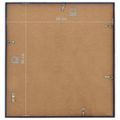 vidaXL Fotorámiky na stenu, koláž 3 ks, modré 50x50 cm, MDF