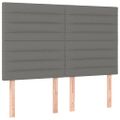 vidaXL Boxspring posteľ s matracom tmavosivá 140x200 cm látka