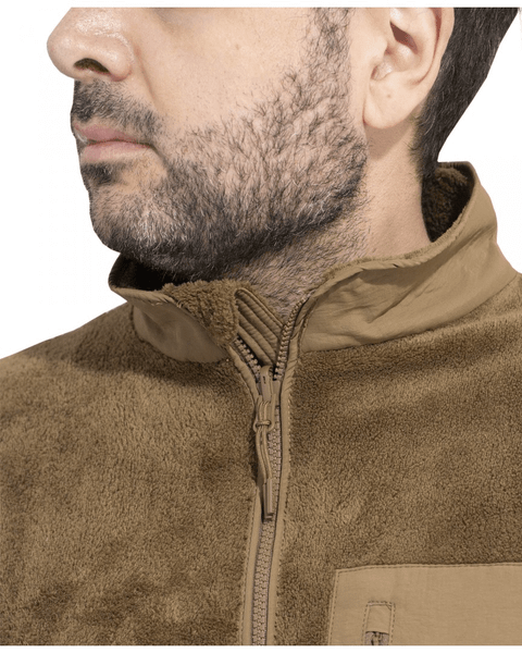 K09030-03-Coyote-L Pentagon Grizzly full zip Sweater