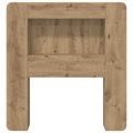 vidaXL Čelo postele skrinka Dub artisan 80 cm Konštruované drevo
