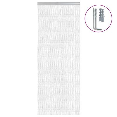 vidaXL Záves na dvere 80x221 cm hliník