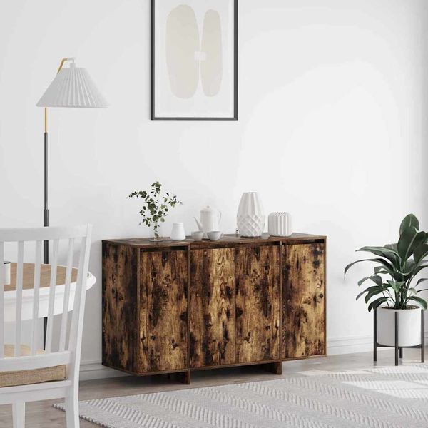 vidaXL Servírovacia skriňa Tmavý dub 120 x 41 x 75 cm Kompozitné drevo