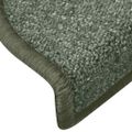 vidaXL Schodové rohože 30 ks 65x24x4 cm tmavozelené polkruhové veľké