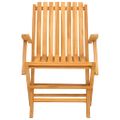 vidaXL Skladacie záhradné stoličky 8 ks 61x67x90 cm tíkový masív