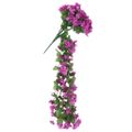vidaXL Kvetinové girlandy 3 ks, svetlofialové 85 cm