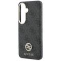 Puzdro Guess 4G Rhinestone Round Logo MagSafe pre Samsung Galaxy S26 čierne
