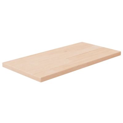 vidaXL Polica 40x20x1,5 cm neošetrený dubový masív