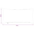 vidaXL Poťah na podložku 2 pcs HEERLEN Svetlosivá 40 x 70 cm manšestr