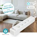 Predlžovací kábel NEDIS WIFIP313EWT SmartLife /2m/Wi-Fi/16A/3680W/4xzásuvka/