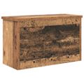 vidaXL Vešiak na stenu Nástenná montáž Staré drevo 50 x 20 x 30 cm