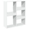 vidaXL Knižnica/deliaca stena biela 100x33x115 cm