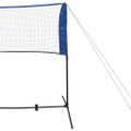 vidaXL Bedmintonová sada siete a košíkov, 500x155 cm