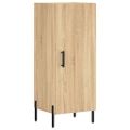 vidaXL Vysoká skrinka dub sonoma 34,5x34x180 cm spracované drevo
